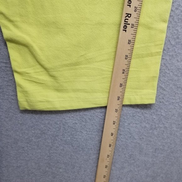 Royal Blue Shorts Mens 42‎ Neon Yellow Chino Pockets Casual Cotton Outdoor - Picture 12 of 12